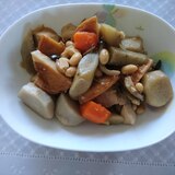 根菜と大豆の煮物